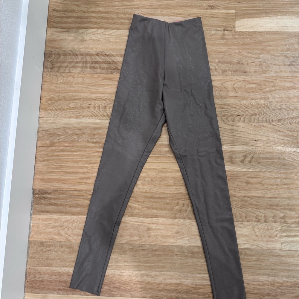 Commando Tan and Gray Leggings